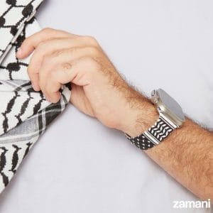 Black Keffiyeh Apple Watch band