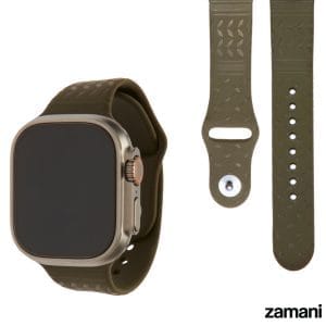 Olive Keffiyeh Apple Watch band