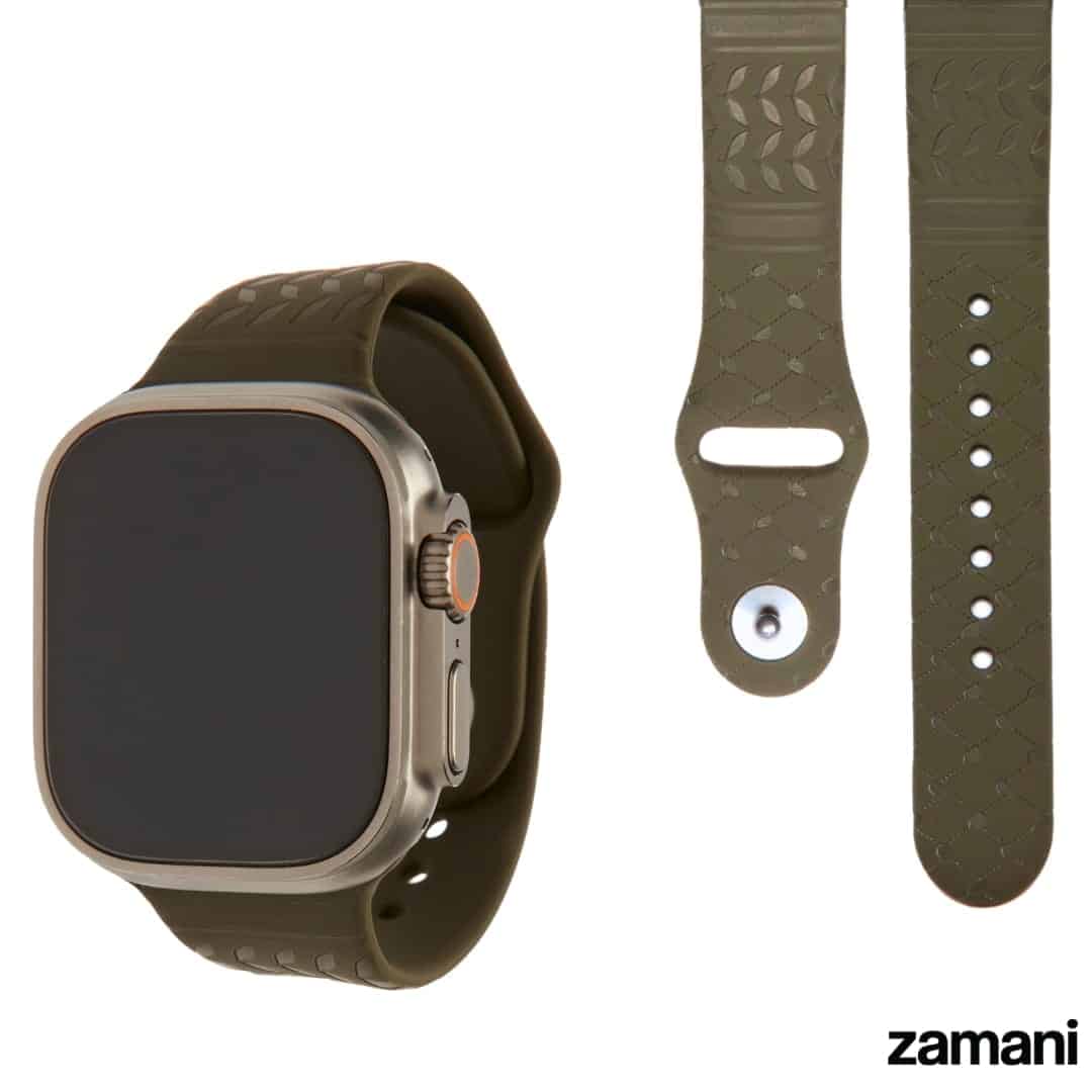 Olive Keffiyeh Apple Watch band