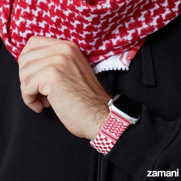 Shemagh Apple Watch band by zamani, worn