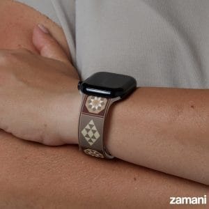 Wood Mosaic Apple Watch band