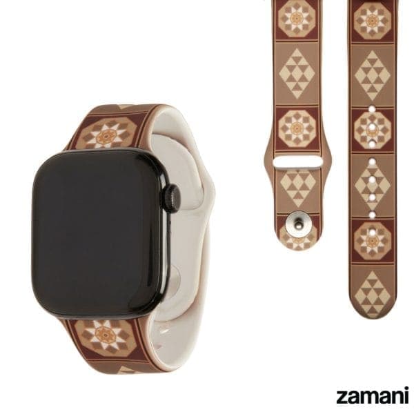 Wood Mosaic Apple Watch band by zamani