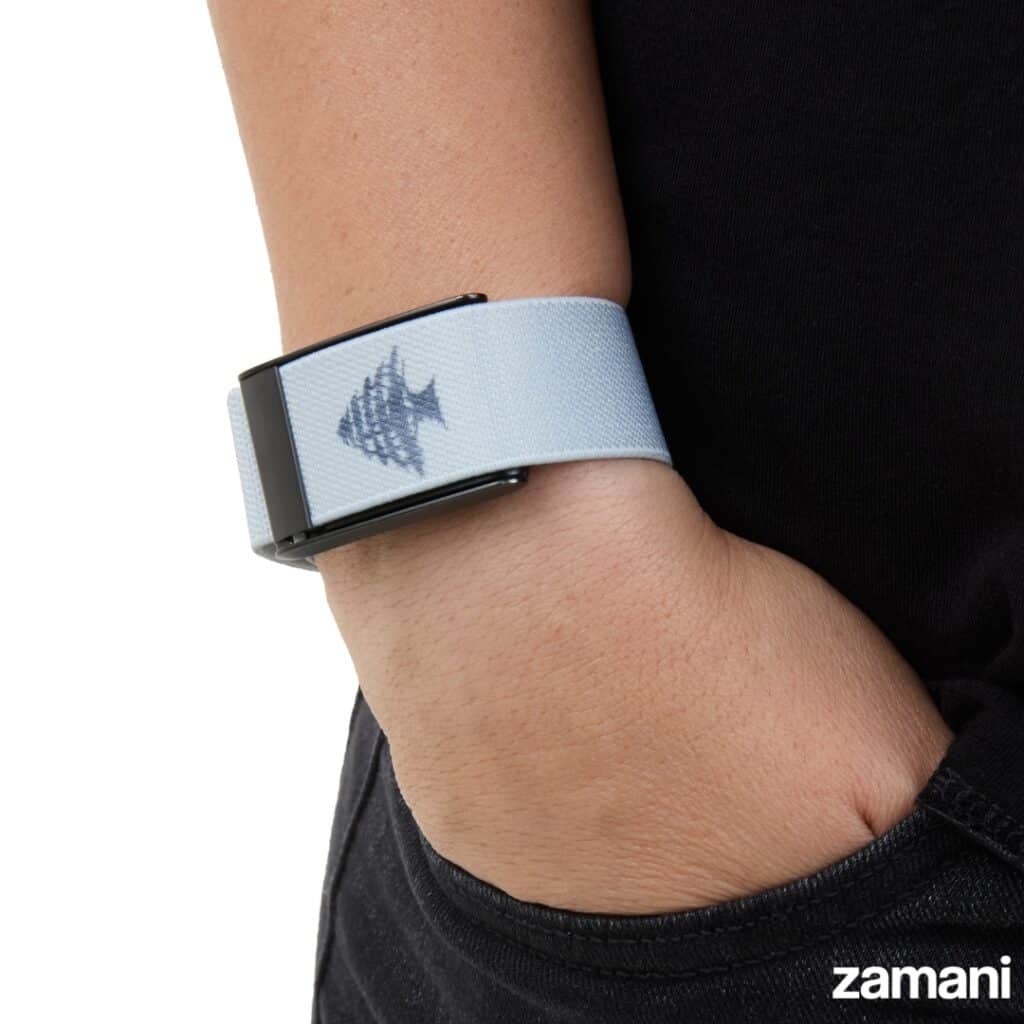 Cedar WHOOP band by zamani, worn
