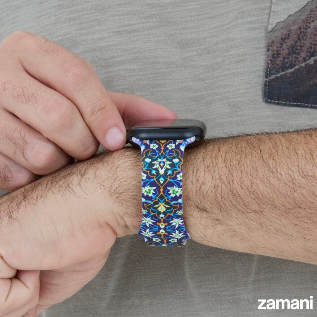 Persian Tiles Apple Watch band by zamani, worn