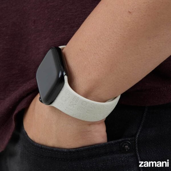 Hieroglyphs Apple Watch band by zamani, worn