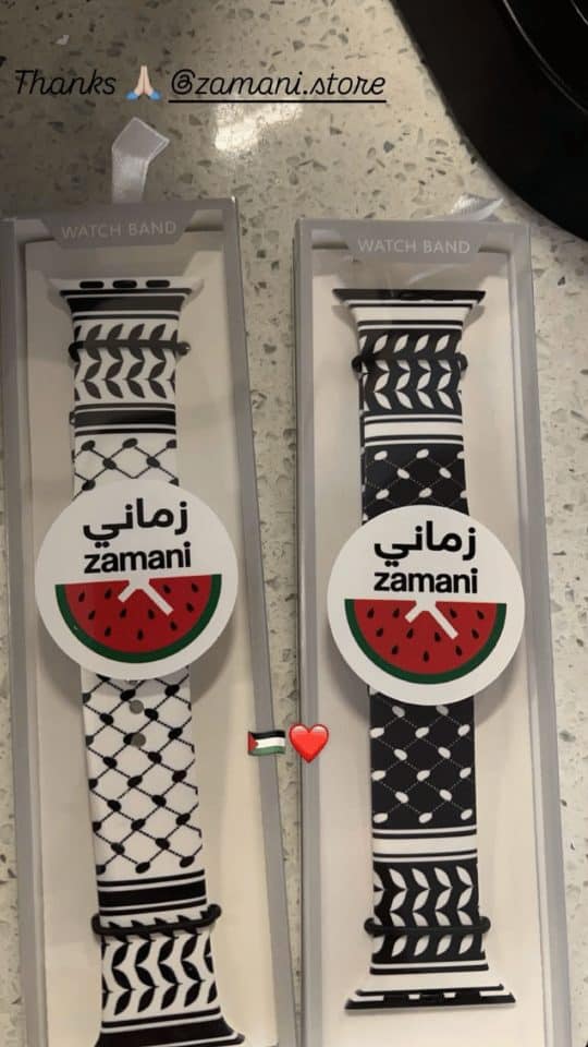 Keffiyeh band by zamani, a customer photo