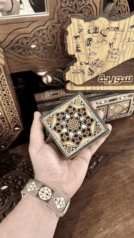 Wood Mosaic band by zamani, a customer photo